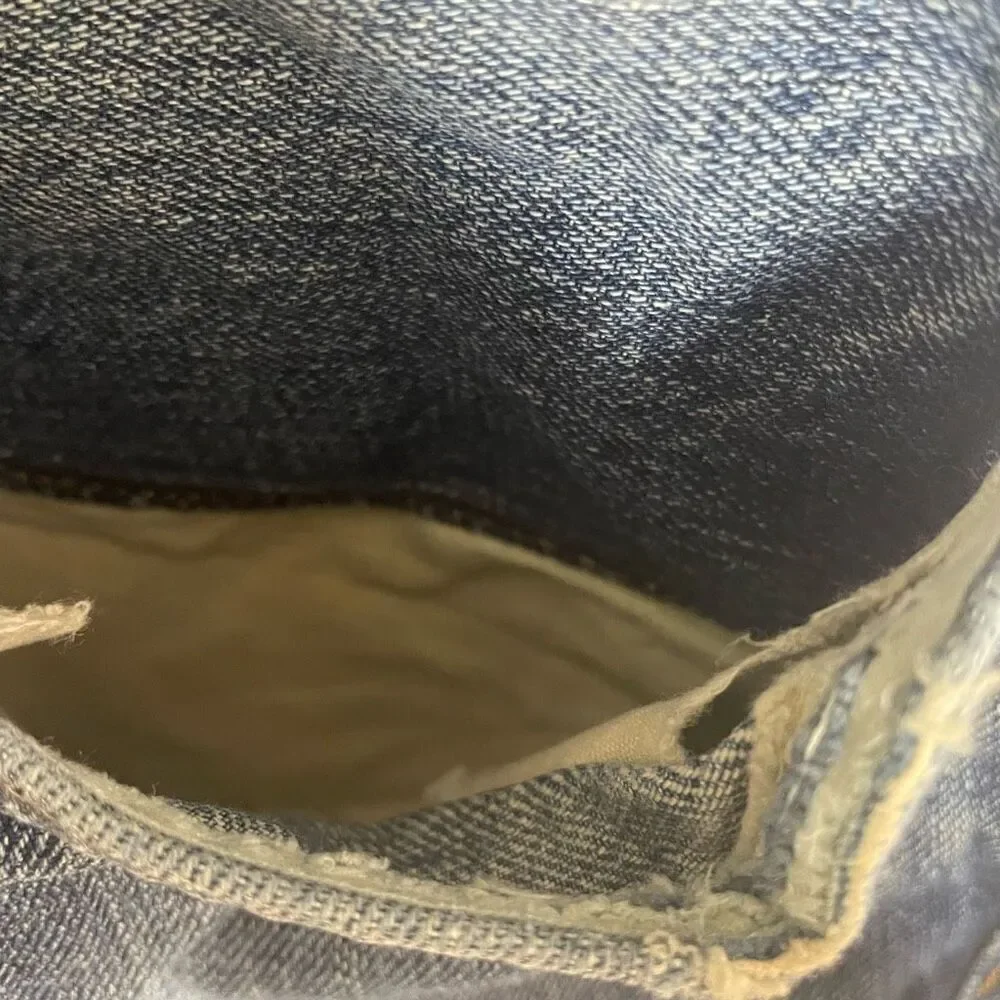 J Crew Bootcut Medium Wash Jeans Mens‎ 36x32 Read